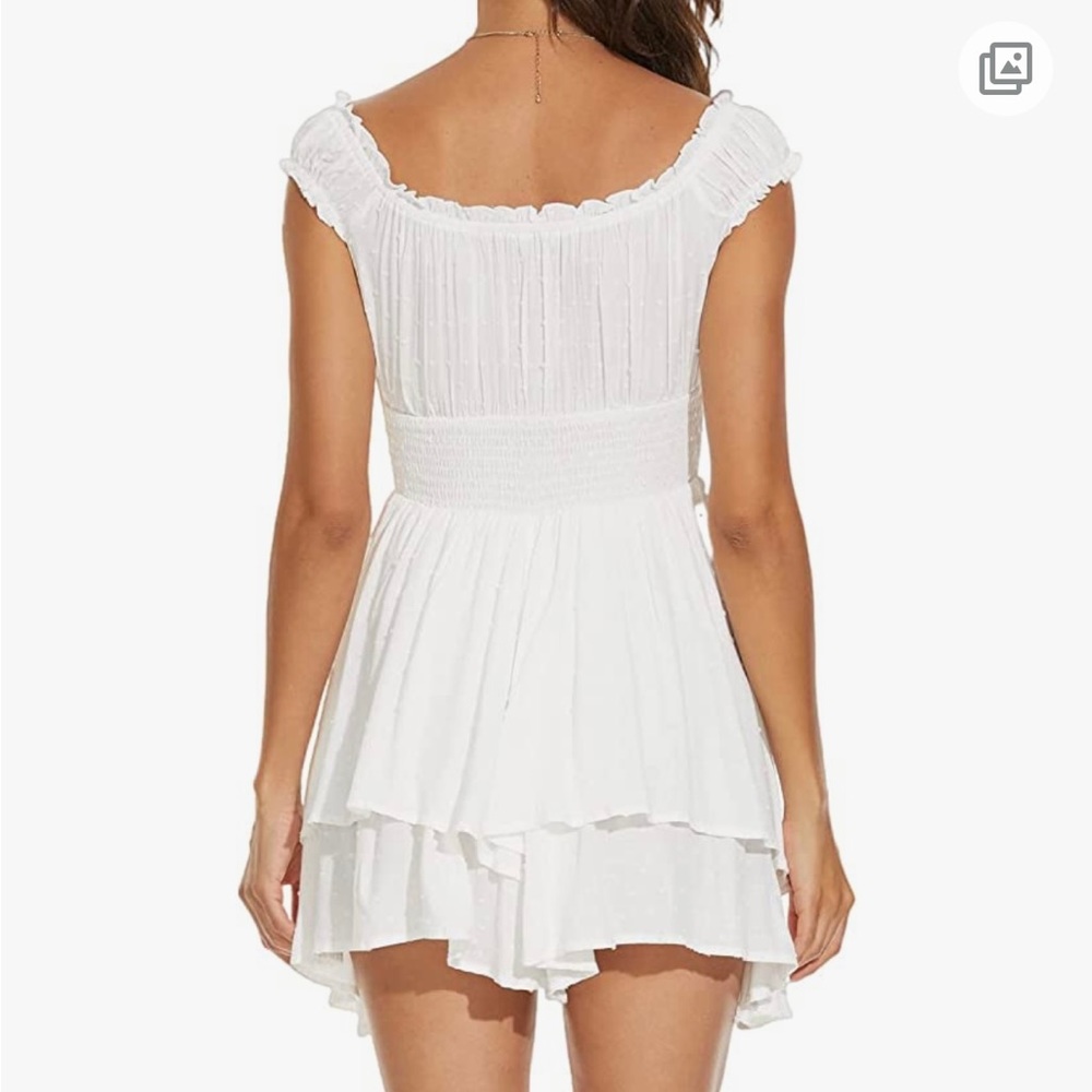 White Romper - Picture 3 of 4